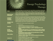 Tablet Screenshot of energypsychologytherapy.com